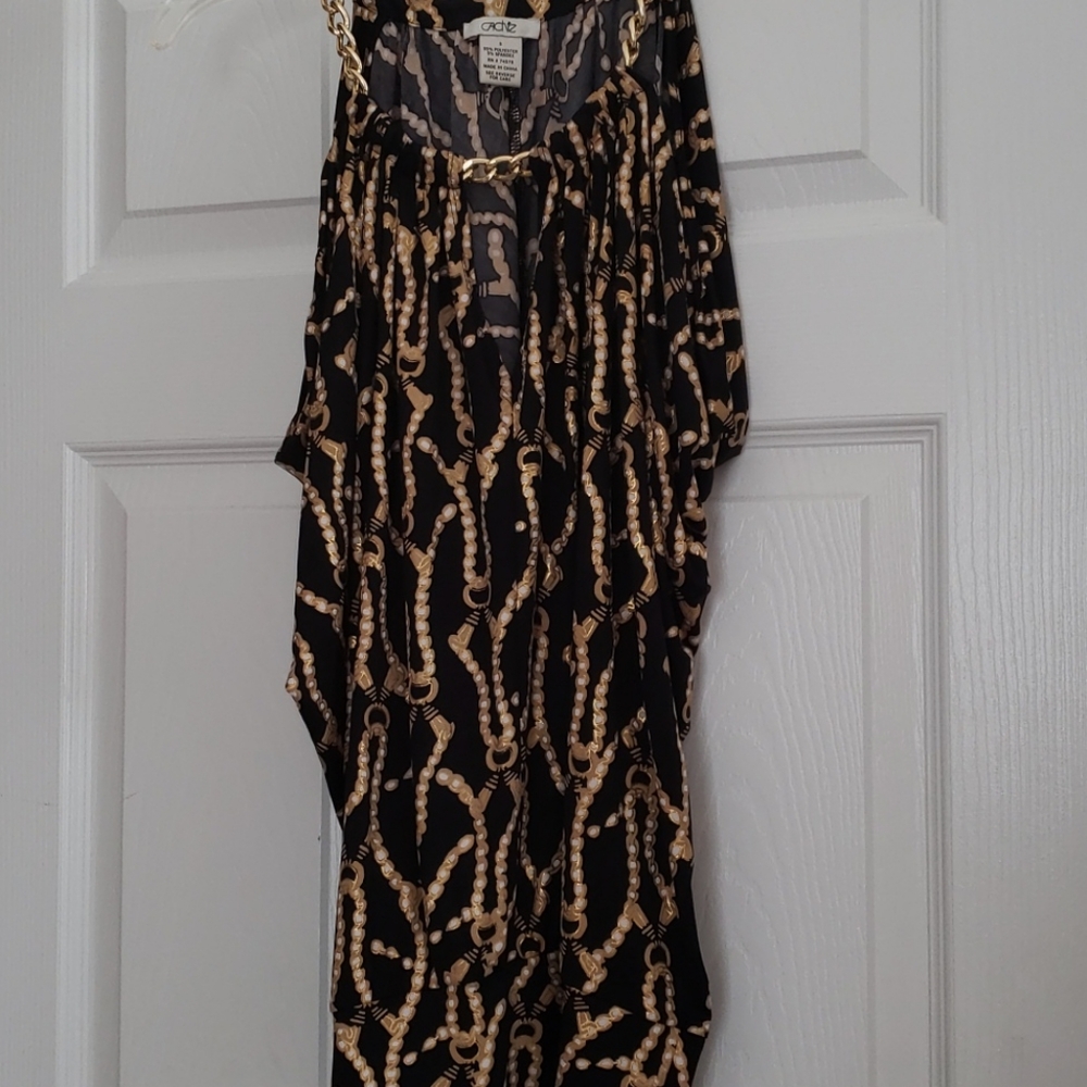 Cache' Top With Gold Chain - image 1